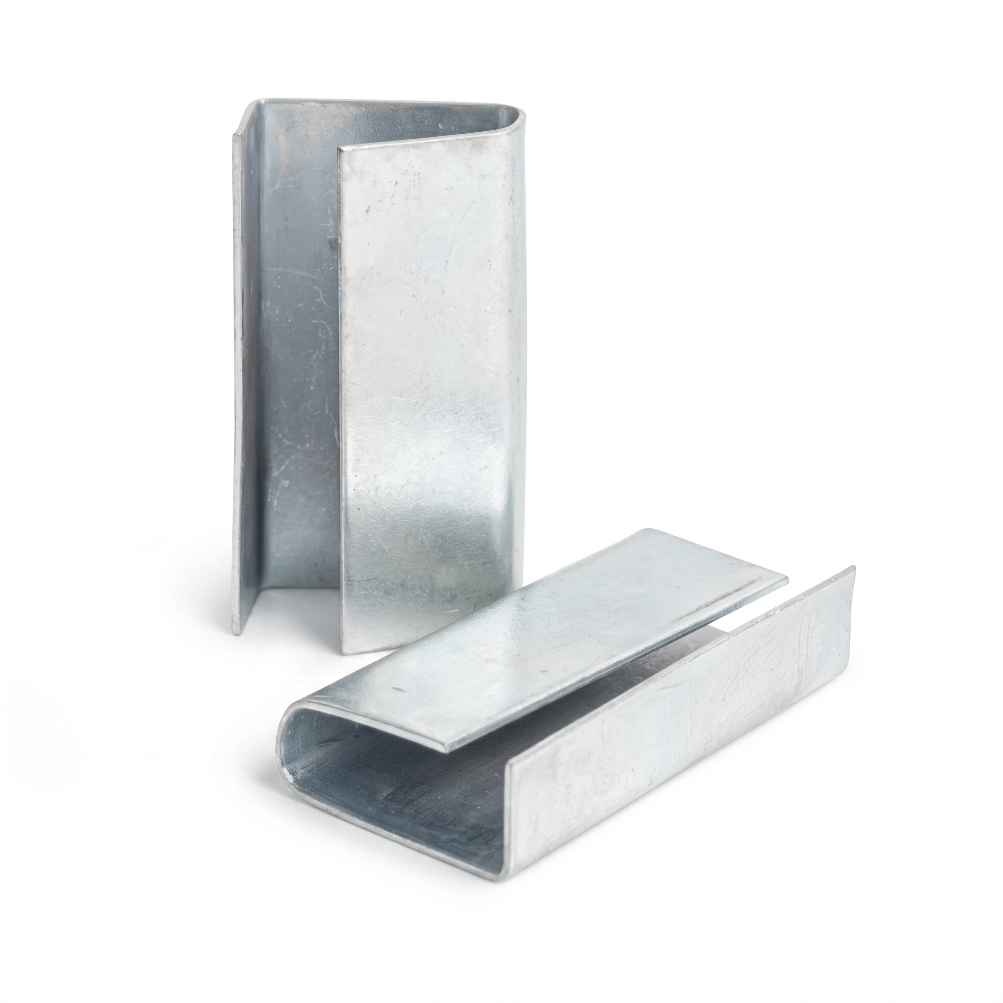 Grapa Galvanizada Lisa 1/2" (12mm) - Bolsa 3kg - Sello para Fleje Plástico de Polipropileno